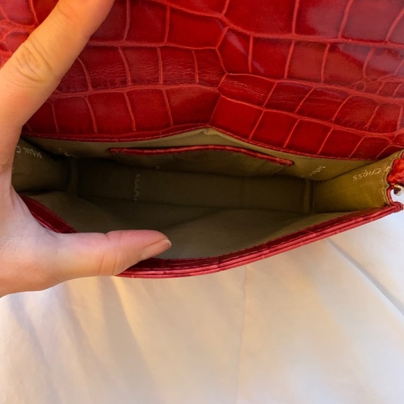 EUC, Like New!Mark Cross Croc embossed Bag - Picture 6 of 9